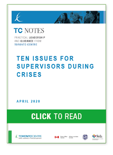 Ten Issues for Supervisors During Crises